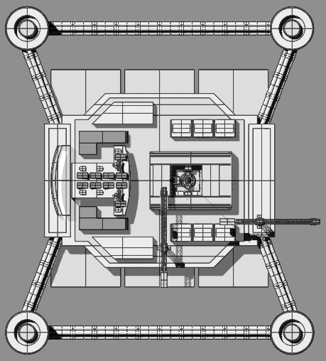 LiftPort offshore platform concept, top view